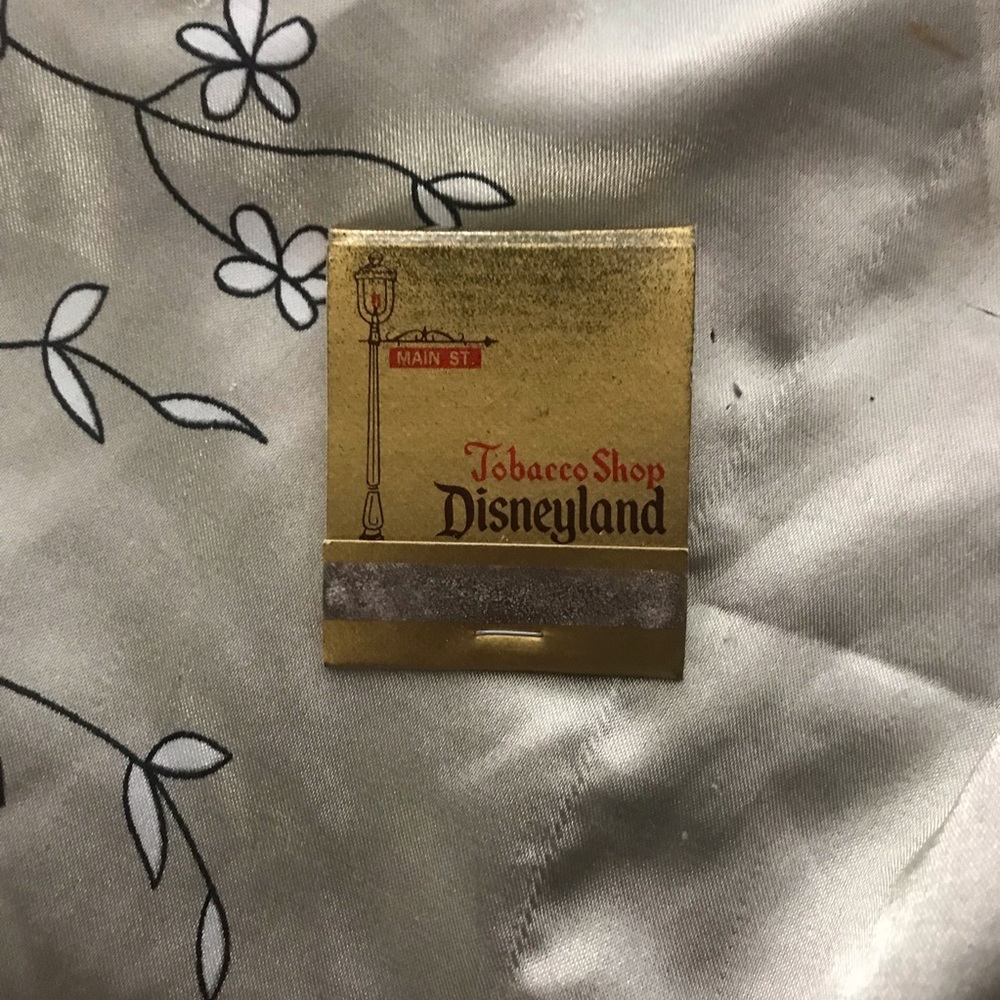 Vintage Disneyland Tobacco Shop Matchbook